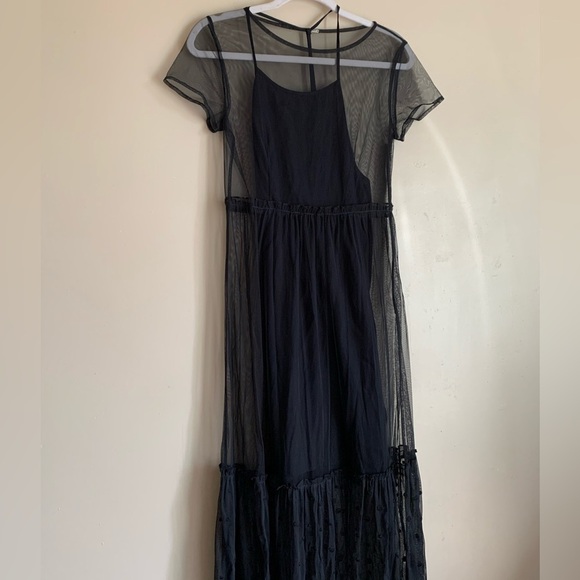 Chan Luu Dresses & Skirts - Chan Luu Dress Two Piece Women Size XS Black Full Length Fashion Boho